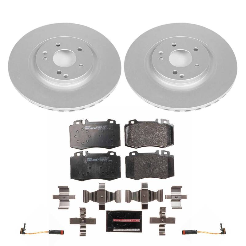 Power Stop 2004 Mercedes-Benz C230 Front Euro-Stop Brake Kit thumbnail 2