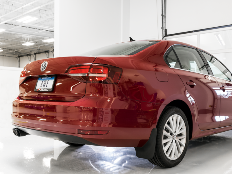 AWE Tuning 09-14 Volkswagen Jetta Mk6 1.4T Track Edition Exhaust - Diamond Black Tips thumbnail 5