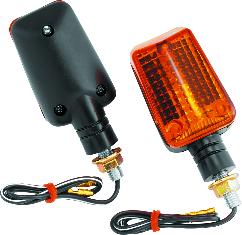 BikeMaster Universal Ministalk Marker Light - Black/Amber thumbnail 2