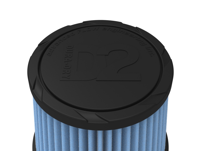aFe POWER Universal Clamp-On Air Filter w/ D2 Dura-Dry Media - 3in F x 6in B x 4-3/4in T x 5in H thumbnail 6