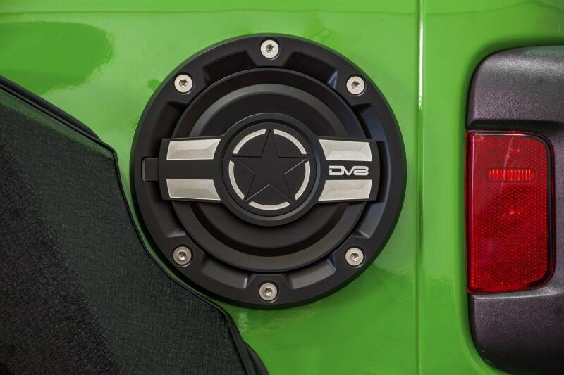 DV8 Offroad 2018+ Jeep JL Aluminum Fuel Door for 20-Pres Wrangler thumbnail 7