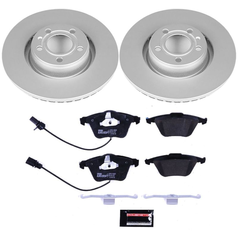 Power Stop 05-11 Audi A6 Front Euro-Stop Brake Kit thumbnail 2