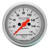 Autometer Ultra-Lite 60mm 0-1600 Deg F Digital Stepper Motor Electronic EGT Gauge thumbnail 6