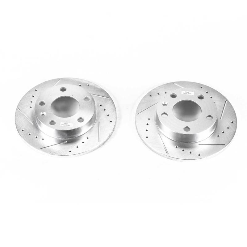 Power Stop 02-06 Audi A4 Rear Evolution Drilled & Slotted Rotors - Pair thumbnail 3