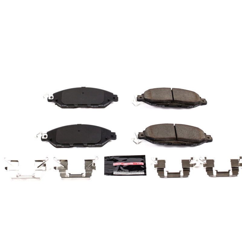 Power Stop 13-20 Nissan Pathfinder Front Z23 Coated Kit w/Calipers (2x psbL7101, 2x psbJBR1559EVC, 1x psbZ23-1649) thumbnail 6