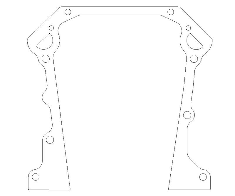 Cometic 65-91 Dodge V8 5.2L R-3 W-2 Timing Cover Gasket Set 0.018in AFM