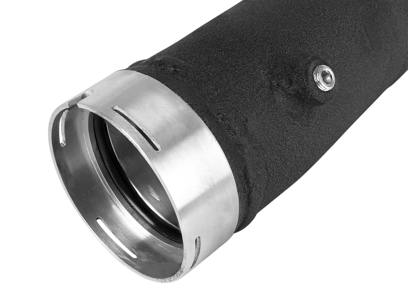 BladeRunner 3 IN Aluminum Hot and Cold Charge Pipe Kit Black