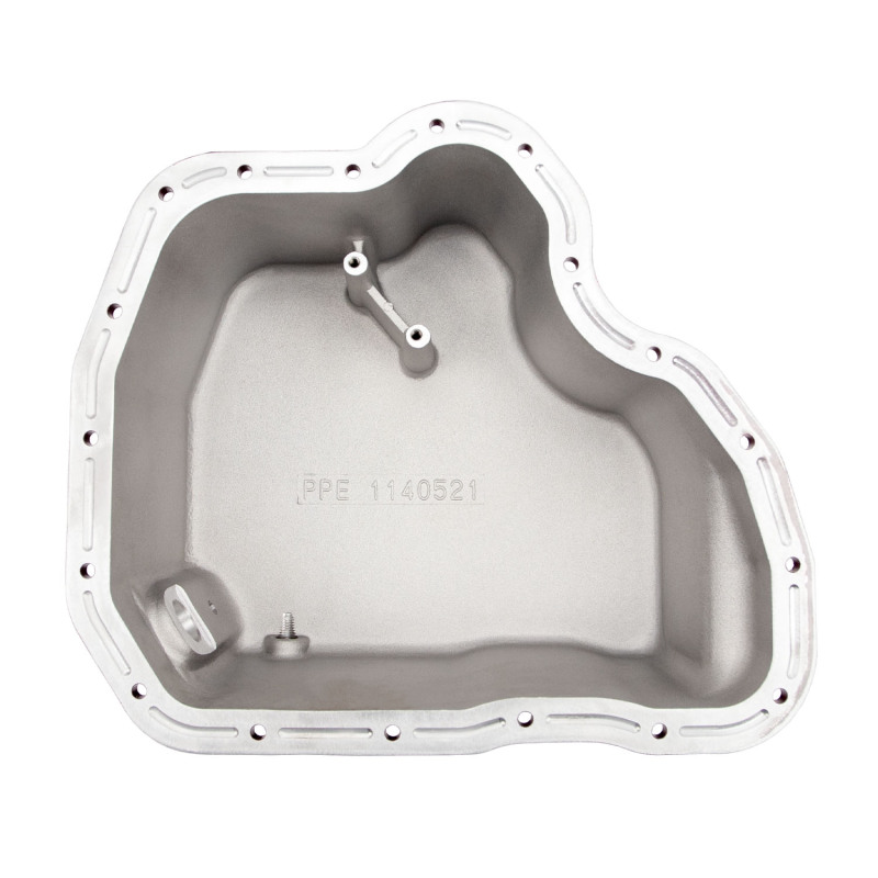 Wehrli 11-16 GM Duramax WCFab X PPE High Capacity Aluminum Oil Pan - Fine Texture Black thumbnail 5