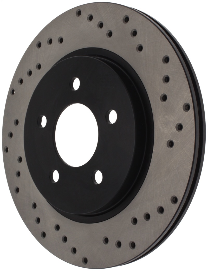 StopTech 05-10 Ford Mustang V6/4.0L / GT V8/4.6L Cross Drilled Right Rear Rotor thumbnail 7