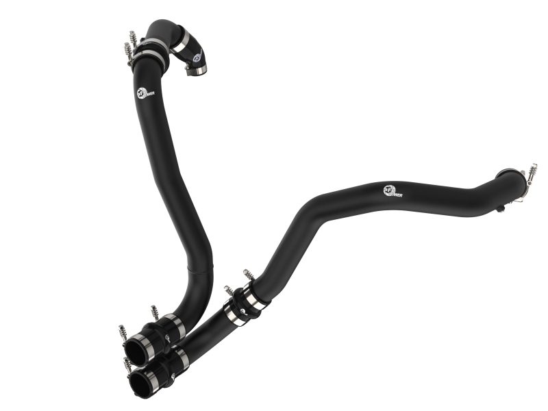 BladeRunner 3 IN Aluminum Hot Charge Pipe Black