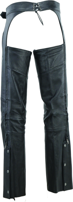 Kuryakyn Leather By River Road Longhaul Leather Chaps Black - Large thumbnail 7