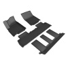 3D MAXpider 22-24 RIVIAN R1S Kagu Black Floor Mat - Row 1/2/3 thumbnail 7