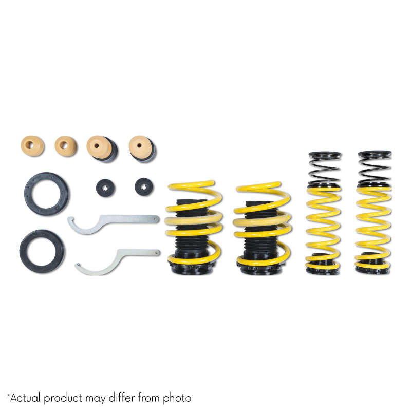 ST Suspensions Adjustable Lowering Springs 273200CC Springs, Height, Front and Rear, Yellow Powdercoated, Use with Factory Dampers, BMW, Kit thumbnail 8