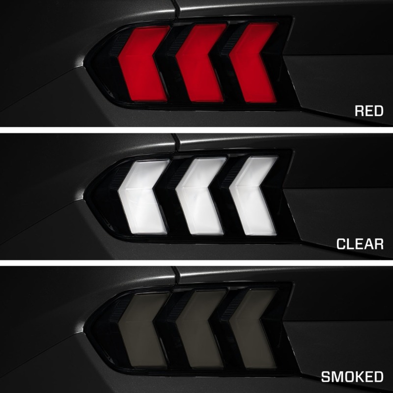 Form Lighting 2024+ Ford Mustang Sequential LED Tail Lights Smoked (Pair)