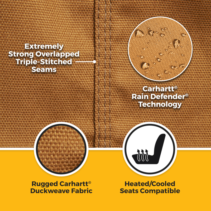 Covercraft 23-25 Ford F150 Carhartt SeatSaver Custom Seat Cover - Brown