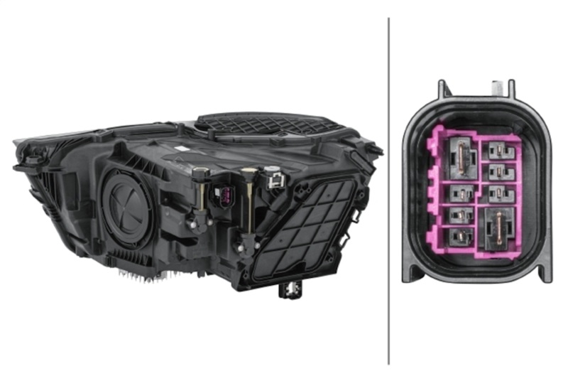 Hella 2019-2022 Audi Q3 Headlight Assembly thumbnail 2