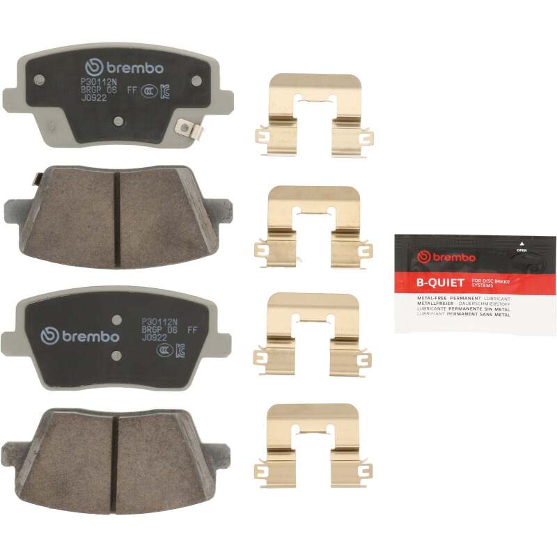 Brembo 19-22 Hyundai Veloster N Rear NAO Brake Pad thumbnail 2