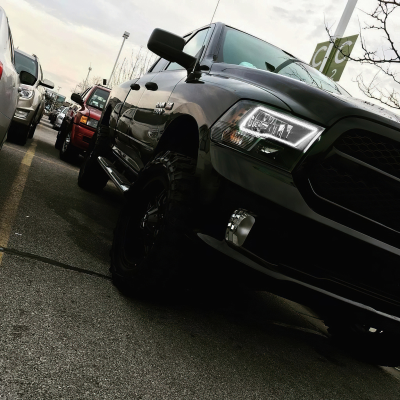 Oracle Dodge Ram Sport 09-18 LED Headlight Halo Kit - ColorSHIFT w/ BC1 Controller