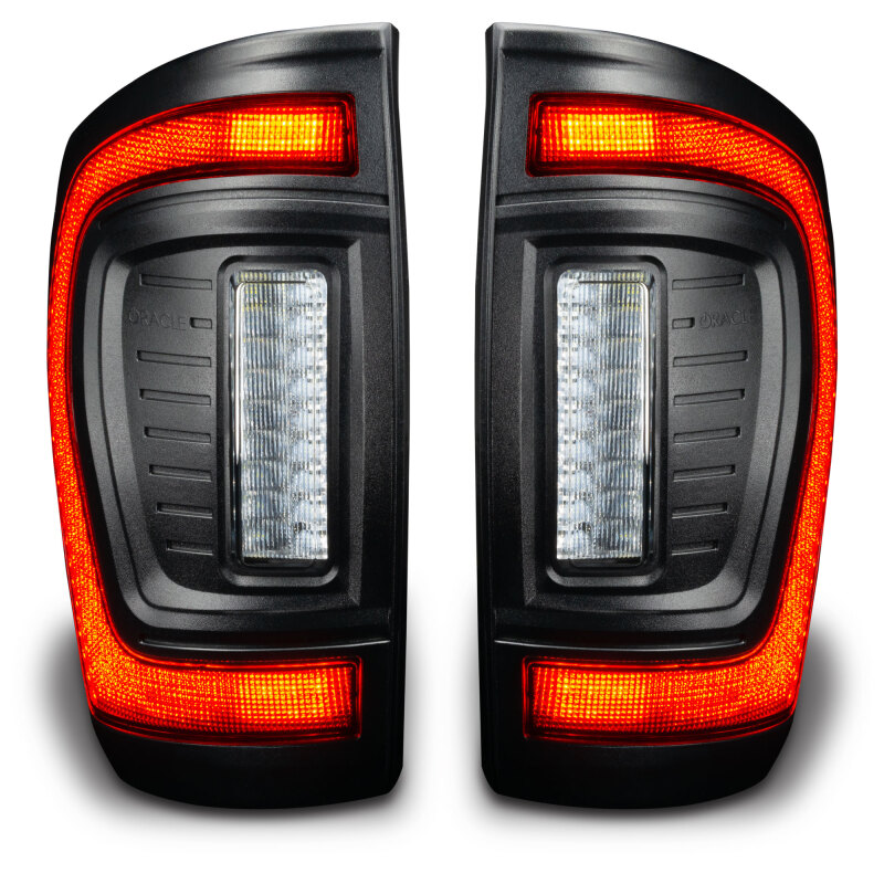 Oracle Lighting 16-23 Gen 3 Toyota Tacoma Black Series Flush Style LED Tail Lights