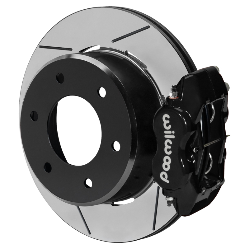 Wilwood 71-91 Chevy Blazer Forged Dynalite Rear Brake Kit w/ 12.19in Slotted Rotor - Black