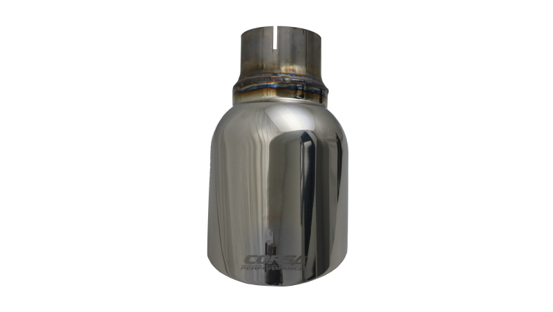 Corsa 2011-2024 e Universal 2.5in Inlet / 4.5in Outlet Polished Pro-Series Tip Kit thumbnail 9