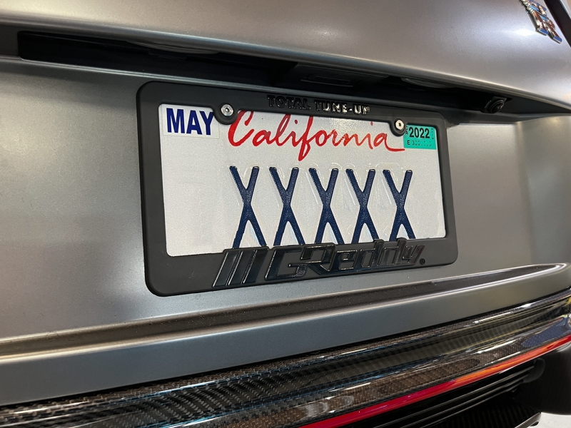 GReddy Total Tune Up License Plate Frame - Black Out thumbnail 2