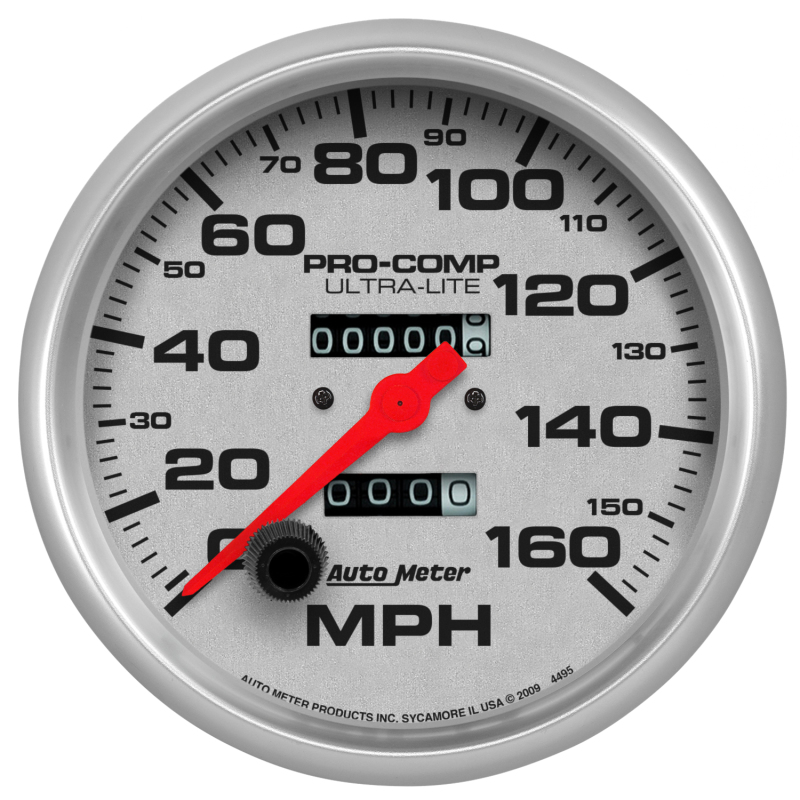 Autometer Speedometer 5in - 160 MPH Mechanical Ultra- Lite thumbnail 4