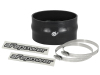 aFe Magnum FORCE CAI Univ. Silicone Coupling Kit (3.875in. ID / 2.25in. L) Straight Coupler w/Hump thumbnail 3