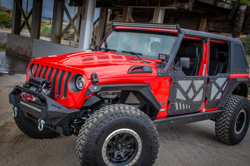 18+ Jeep JL Heat Dispersion Hood - Primer Black - Image 10