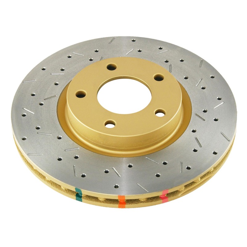 DBA HD Series 4000XS Brake Rotors for 2004-2013 3, 2006-2013 5 - DBA42956XS Disc Rotor, Cross-Drilled, Slotted, 4000 XS Series, Uni-Directional, Mazda, Front, Each thumbnail 8
