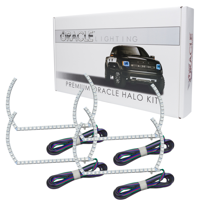 Oracle Chevy Silverado 14-15 Halo Kit Projector Style - ColorSHIFT w/ 2.0 Controller thumbnail 4