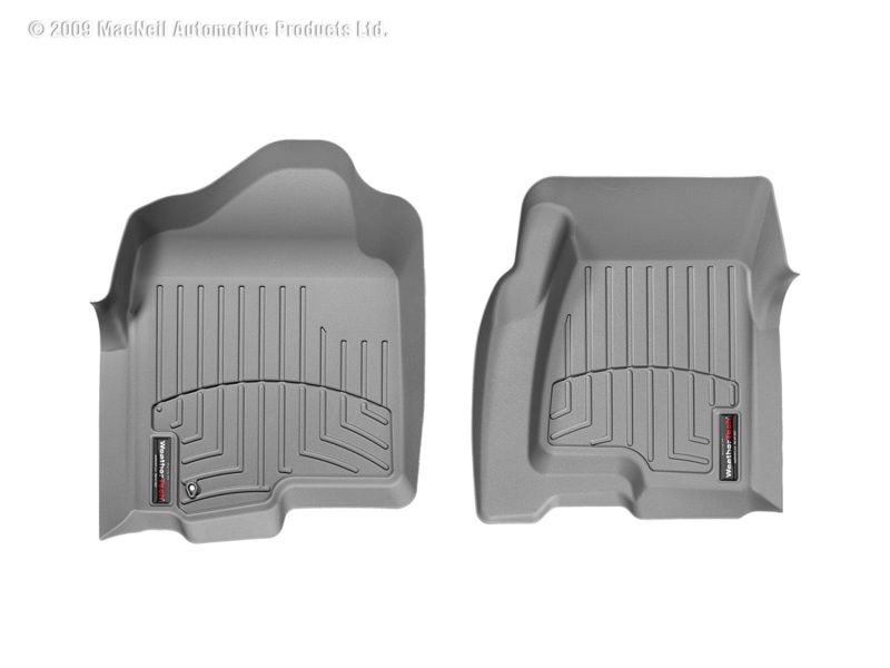 WeatherTech 99-00 Chevrolet Silverado Crew Cab Front FloorLiner - Grey thumbnail 4