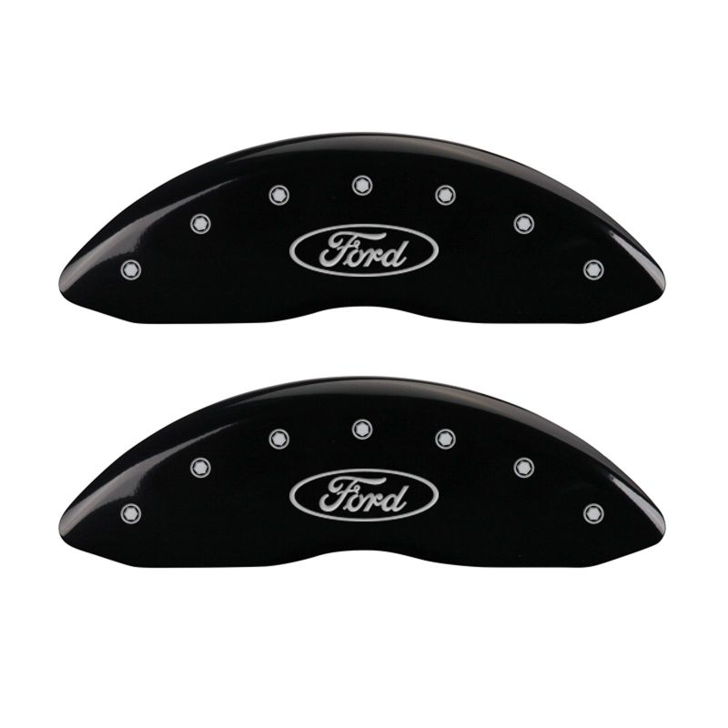MGP 4 Caliper Covers Engraved Front & Rear MGP Black finish silver ch thumbnail 7