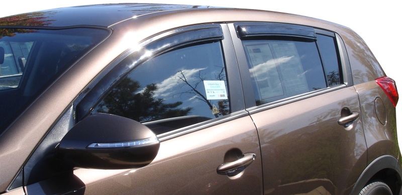 AVS 11-16 Kia Sportage Ventvisor Outside Mount Window Deflectors 4pc - Smoke thumbnail 2