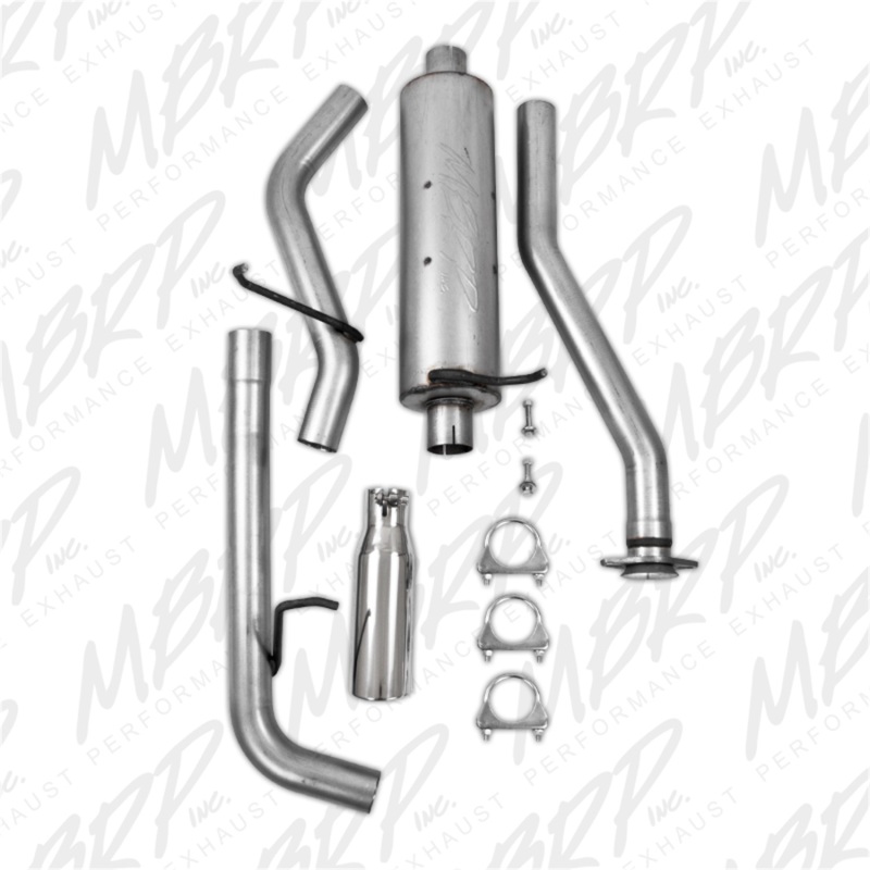 MBRP 04-11 Chevy Colorado / GMC Canyon 2.8L/2.9L/3.5L/3.7L Cat Back Single Side Aluminized Exhaust thumbnail 5