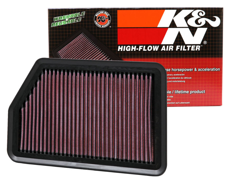 K&N 10-11 Hyundai Tucson 2.0/2.4L Drop In Air Filter thumbnail 8