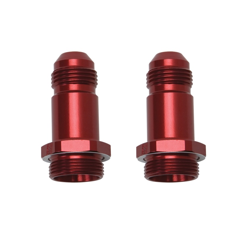 Russell Performance -8 AN Carb Adapter Fittings (2 pcs.) (Red) thumbnail 8