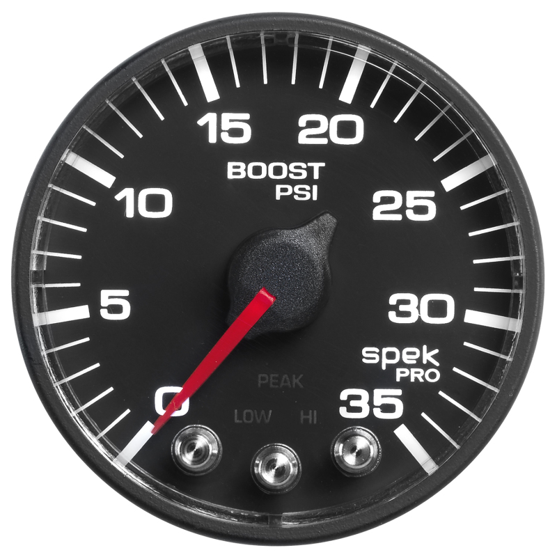 Autometer Diesel Gauge Kit A-Pillar 01-07 GM Boost/EGT 60psi/2000 degree F Black Spek-Pro