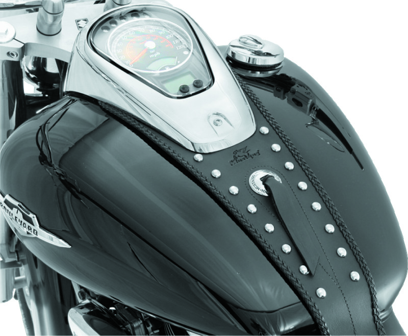 Mustang 05-08 Suzuki VL800 Volusia, Boulevard C50 Tank Bib w/Studs - Black