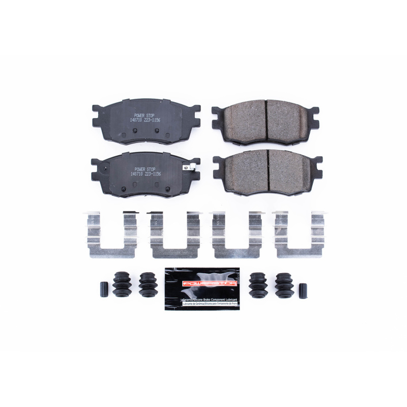 Power Stop 06-11 Hyundai Accent Front Z23 Evolution Sport Brake Pads w/Hardware thumbnail 2