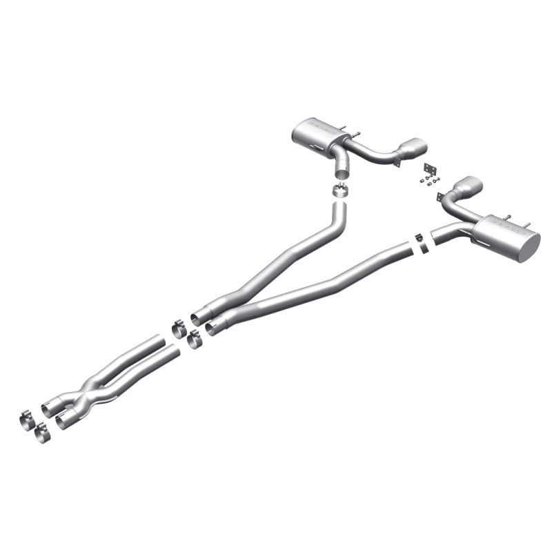 MagnaFlow 11-13 Cadillac CTS Coupe Only V8 6.2L Dual Ctr Rear Exit SS Cat-Back Performance Exhaust thumbnail 3