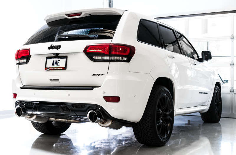 AWE Tuning 2020 Jeep Grand Cherokee SRT Touring Edition Exhaust - Diamond Black Tips thumbnail 4