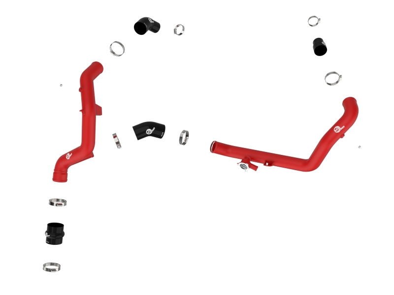 BladeRunner 2-1/4 IN Aluminum Hot Charge Pipe Red