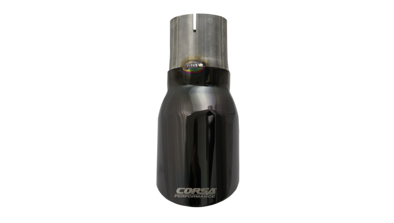 Corsa Single Universal 2.75in Inlet / 4in Outlet Black PVD Pro-Series Tip Kit thumbnail 9