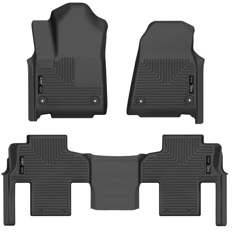 Husky Liners 2022 Jeep Wagoneer (w/2nd Row Bench) WeatherBeater Front & 2nd Seat Floor Liner - Blk thumbnail 2
