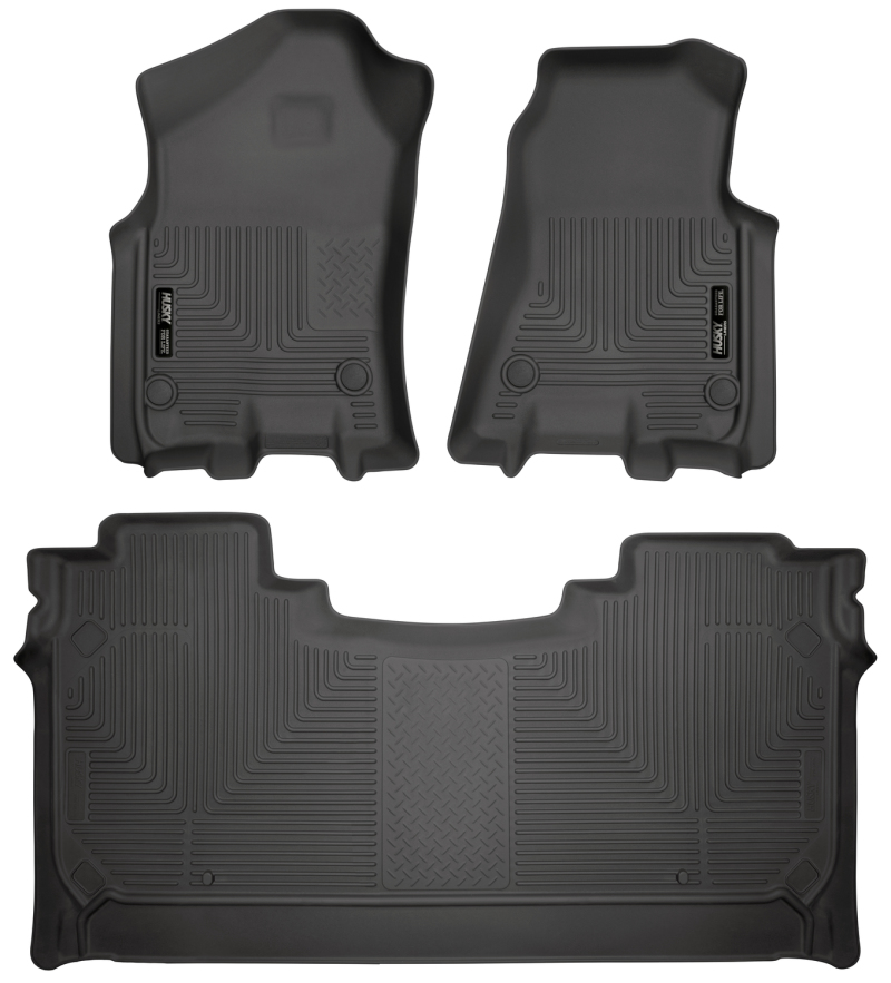 Husky Liners 19 Dodge Ram 1500 Crew Cab Weatherbeater Black Front & 2nd Seat Floor Liners thumbnail 3