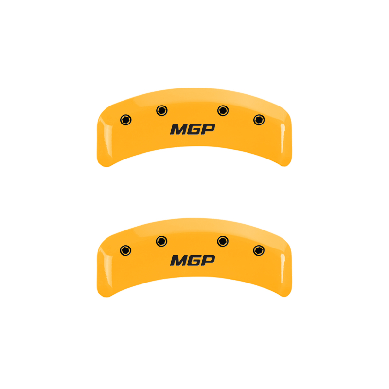 MGP 4 Caliper Covers Engraved Front & Rear MGP Yellow Finish Black Char 2001 Toyota MR2 Spyder thumbnail 9
