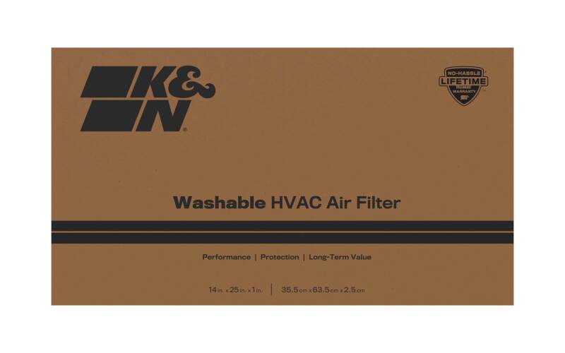 K&N HVAC Filter 14 X 25 X 1 Merv 8 thumbnail 2