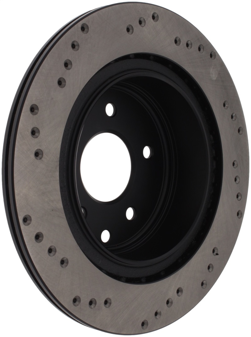 StopTech 08-09 Infiniti EX35 / 05-08 G35 / 09 G37 / 06-09 M35/M45 Drilled Right Rear Rotor thumbnail 6