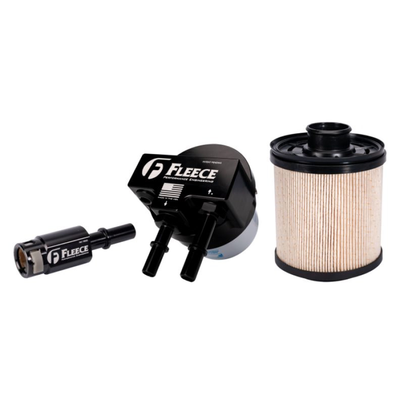 Fleece Performance 11-16 Ford 6.7L Power Stroke Fuel Filter Upgrade Kit w/Injector Return Fitting thumbnail 2